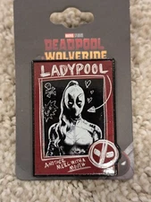 Disney Trading Pins Deadpool and Wolverine Ladypool Poster Marvel Studios New