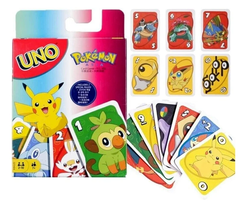 Pokemon UNO Family Card Game by Mattel - UK Seller (Brand New Sealed)