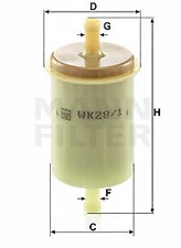 Mann-filter WK 28/1 fuel filter