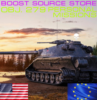 World of Tanks (WoT) | Object 279 Campaign Personal Missions | EU NA RU