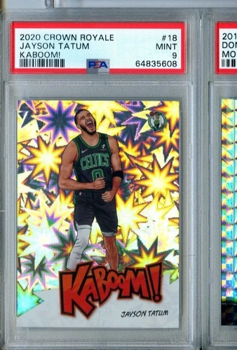 JAYSON TATUM KABOOM 2020 21 CROWN ROYALE PSA 9 MINT
