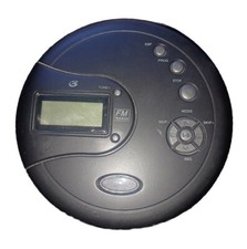 GPX PC332B Portable CD Player with Anti-Skip Protection, FM Radio Black WORKING