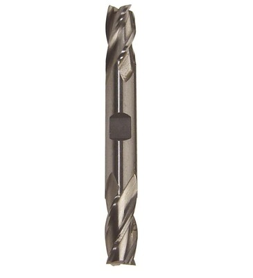 Drill America 7/16 High Speed Steel 4 Flute Double End End Mill, BRC Series