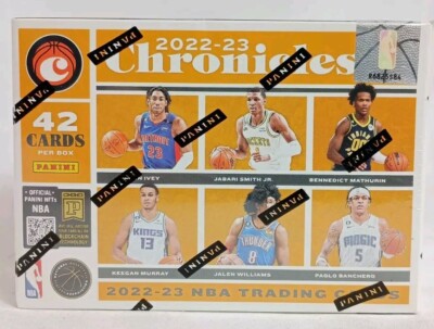 2022-23 NBA Panini Chronicles Basketball Factory Sealed Blaster Box - 42 Cards