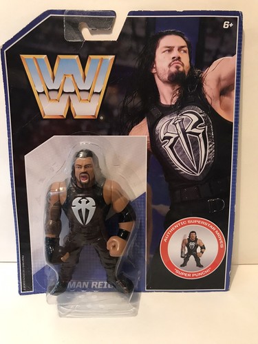 WWE Retro Roman Reigns With SUPERMAN Punch MOC Wre...