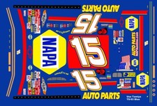  15 Michael Waltrip NAPA Monte Carlo 2002 1/64th HO Scale Decals