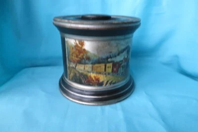 Ancien pot à tabac anglais en céramique - Photo 1/4