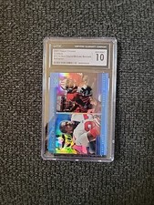 2001 Topps Chrome Football Dayne & Bennett Combos Refractor CGC 10 GS689