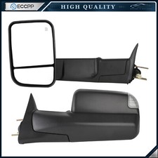 Power Heated Turn Signal Tow Mirrors For 1998-01 Dodge Ram 1500 98-02 2500 3500