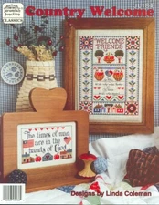 oop cross stitch Jeremiah Junction Chart JL184 Country Welcome