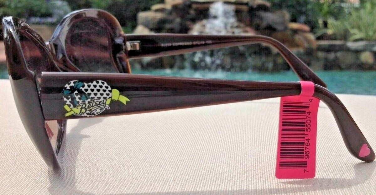 BETSEY JOHNSON SUNGLASSES BJ233 ESPRESSO BROWN NWT | eBay display picture 1