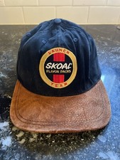 VINTAGE Skoal Flavor Packs Launch Team Snapback Trucker Cap Hat Made In USA!!