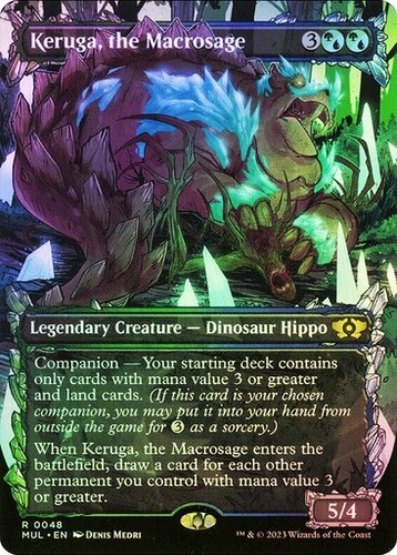 multiverse legends mtg card list MTG MOM Multiverse Legends R Keruga the Macrosage #0048