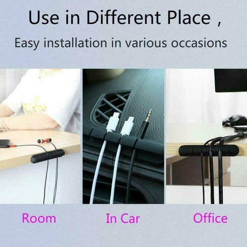 Kabelhalter Kabel Manager Halter Kabel Organizer Halterung Klemmen Sortieren - 第 7/10 張圖片
