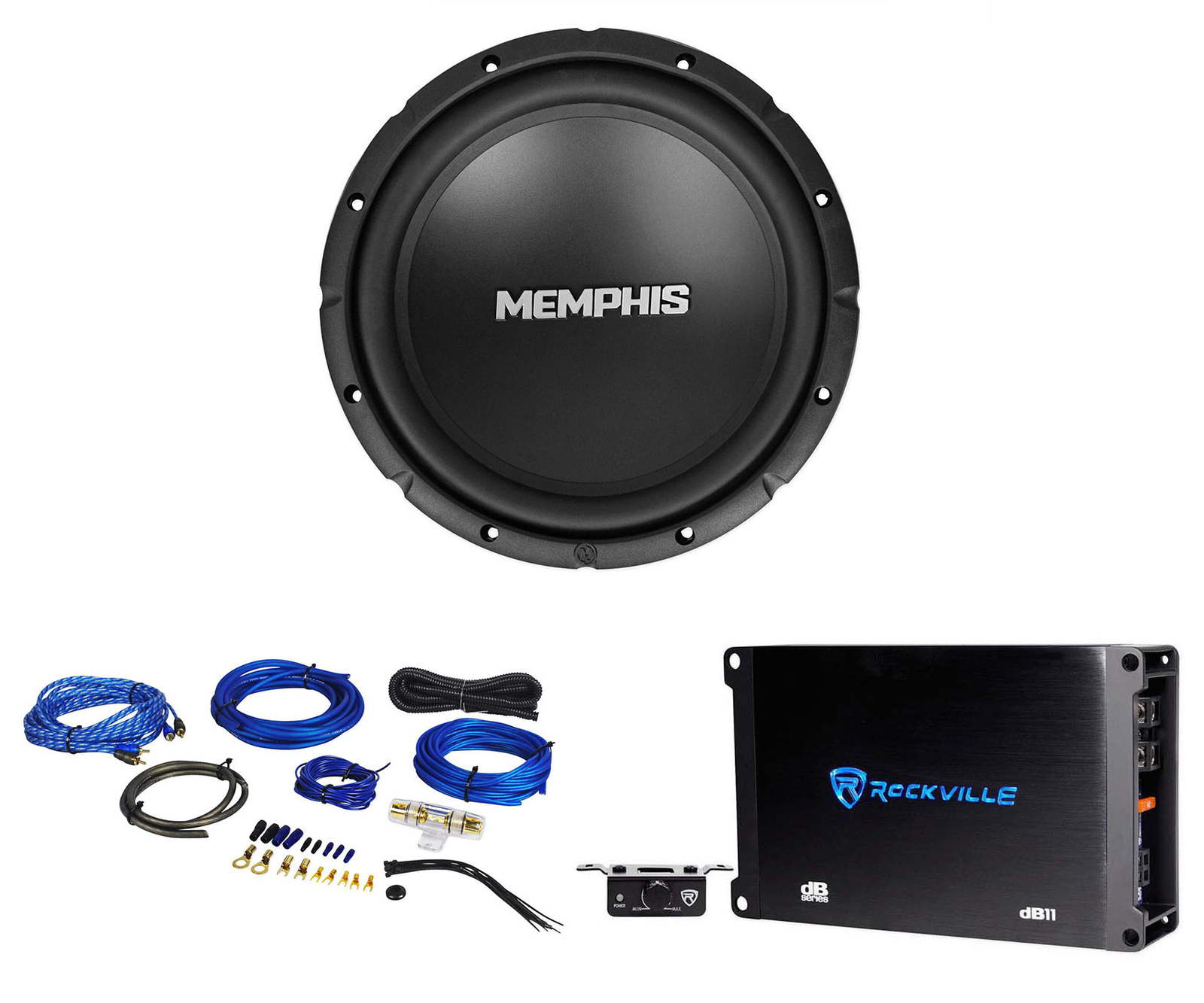 Автомобильный сабвуфер Memphis Audio SRX1044 10 400 Вт SRX Sub моноусилитель Комплект усилителей 24790₽