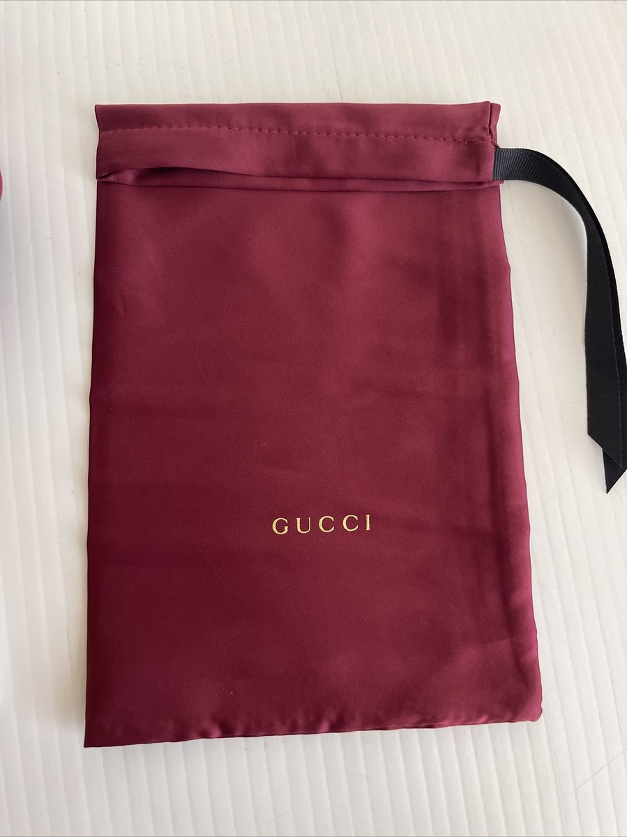 NEW GUCCI Sunglasses Case Burgundy Velvet Clamshell with  display picture 3