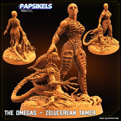 The Omegas Zelucerean Tamer Papsikels Miniature Aliens, Prometheus