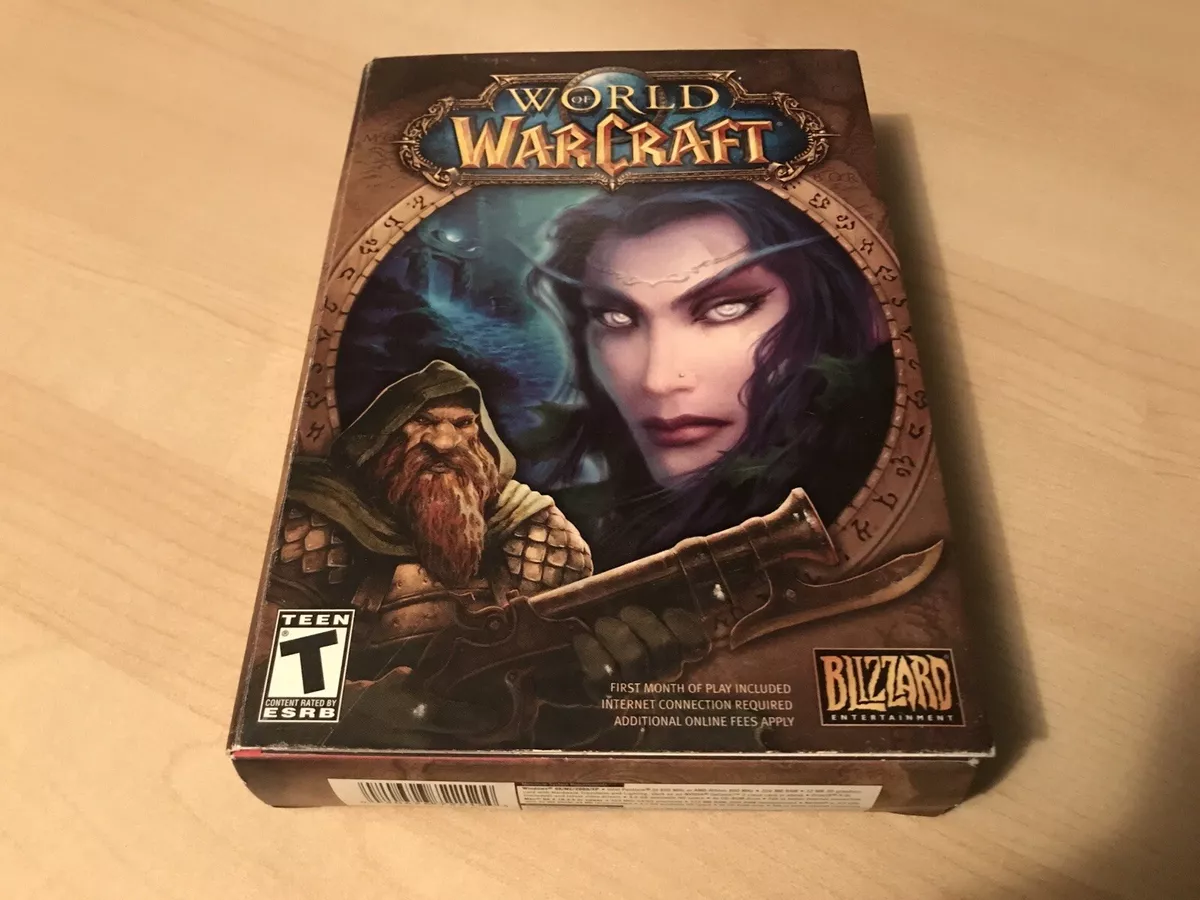 World of Warcraft Cover GAME Case Carton Box and cd NO GAME