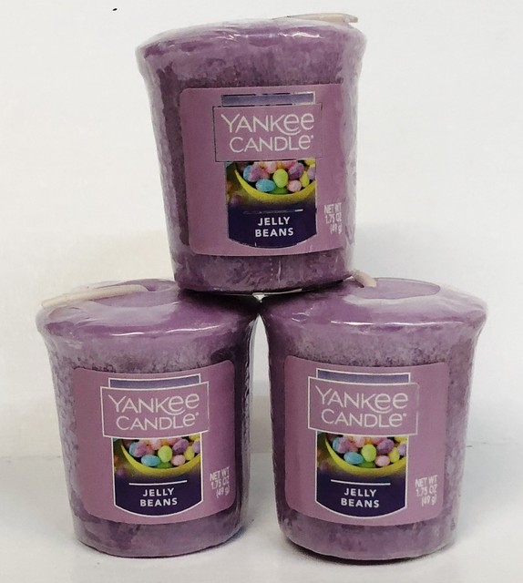 3 Yankee Candle JELLY BEANS Wax Votives Samplers 1.75 oz ea eBay