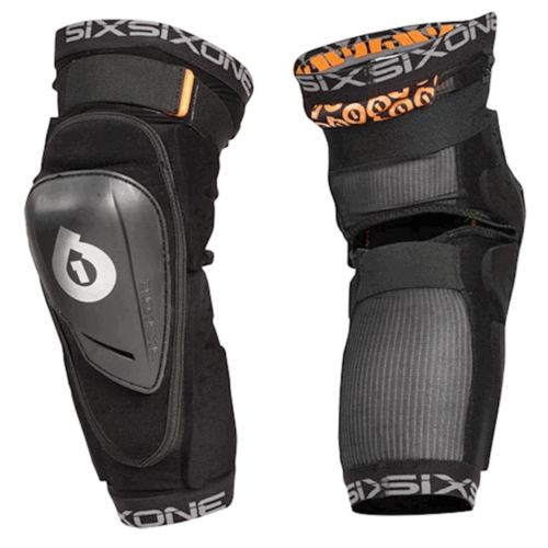 661 SIXSIXONE RAGE HARD KNEE MTB BIKE BMX pads protectors leg guards Pair - Photo 1/4