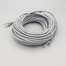 Image of 18m Grey Cat5e Anti Snag Ethernet Network Patch Cable, RJ45