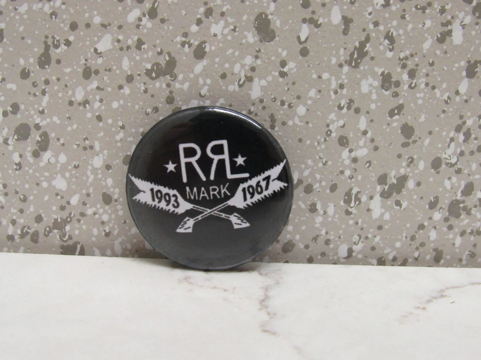 Broche prendedor doble RL Ralph Lauren blanco y negro solapa! Foto 2 de 4
