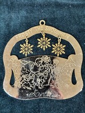 Frosty the Snowman Die cut Christmas Ornament Personalized “Sarah” Made in USA
