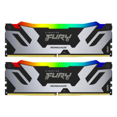 Kingston FURY Renegade RGB Silber 32GB (2x16GB) DDR5-6400 XMP DIMM Arbeitsspeich