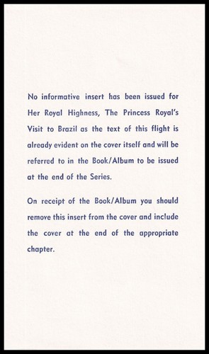 Yatchsman CHAY BLYTH CBE BEM Signed RAF RV2aV Royal Visit to Brazil Cover - Picture 2 of 3