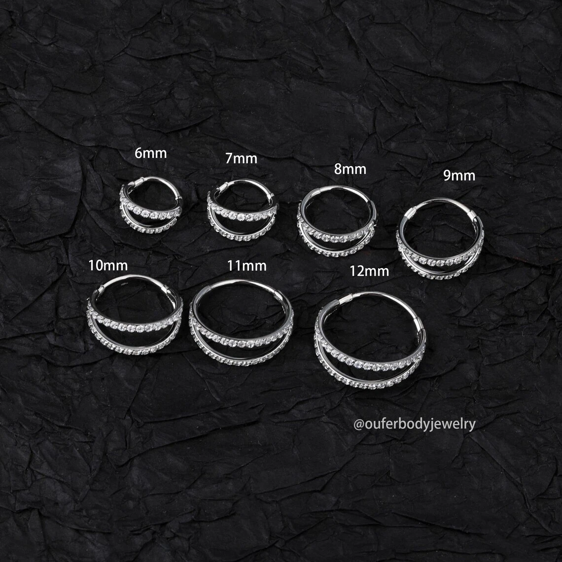 Cz conch hotsell hoop