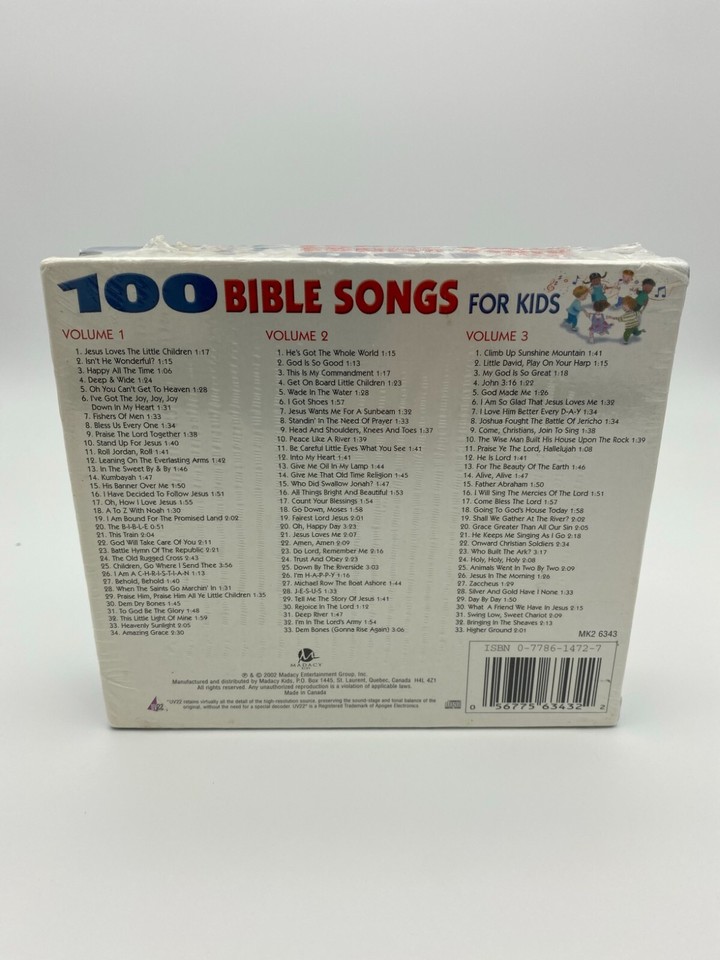 100 Bible Songs for Kids by The St. John's Children's Choir (CD, Apr ...
