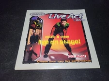 Magix Live Act V2000 Music World 1998 PC Windows software MINT condition disc/