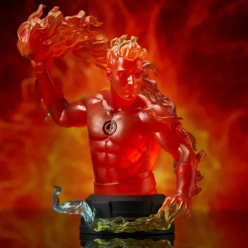 Diamond Select Toys Marvel Comics Antorcha Humana 1:6 Edición Limitada Busto