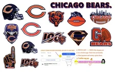Chicago-Bears Sport Embroidery  Patches Iron,Sew on(Select options)✈Thai by USPS