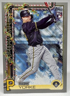 2025 Topps Baseball Holiday Christmas Silver Glitter SP Pick Card Complete A Set
