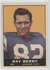 1961 Topps Raymond Berry #4 HOF 2v5