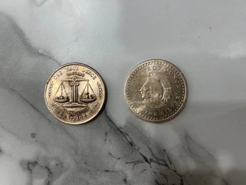 Silver BULLION Lot of 2-  1 oz. Random Silver Rounds - One Troy Once each