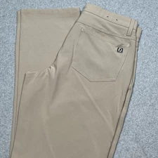 Footjoy 5 Pocket Golf Pants Mens 30x34 Khaki Stretch Performance
