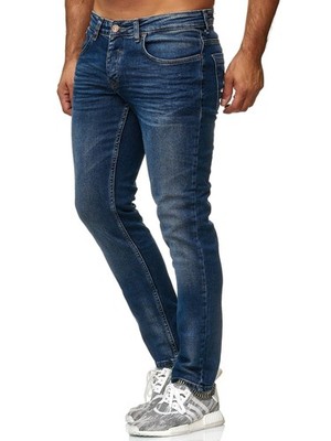 TAZZIO Jeans Slim Fit Herren Jeanshose Stretch Designer Hose Denim Blau