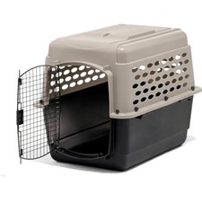 Pet Carrier for Dogs Durable Plastic 32 Inch Travel Crate for Medium Dogs