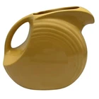 Vintage Fiesta  Fiestaware Original Yellow Water Disc Pitcher