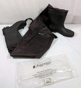 Frogg Toggs 2715249 Cascades 2-ply PVC Nylon Hip Waders Men's Size 10