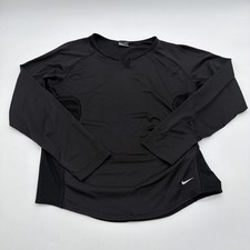 Nike Sphere Dry Sweatshirt Women S Black Logo Pocket Zip. 42289