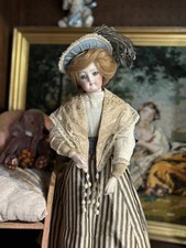 Rare Eugene Barrois French Fashion Doll Bisque Head Gesland Body 40cm 15.7"