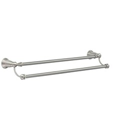 MOEN Banbury 24 in Wall Mounted Towel Bar in Spot Resist Brushed Nickel Y2622BN