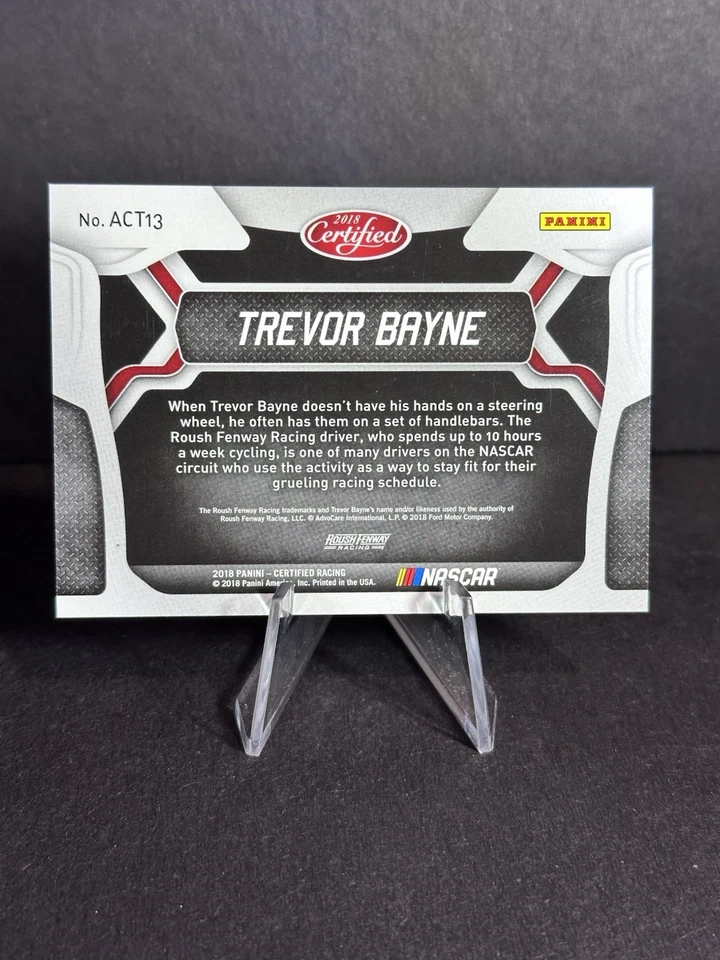Trevor Bayne 2018 Certified Racing All-Certified Team #/199 - Image 2 of 2