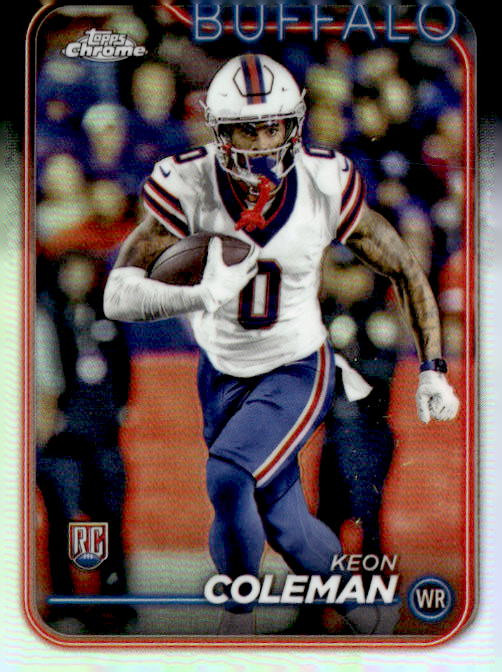 2024 Topps Chrome #209 Keon Coleman Refractor
