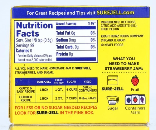 Kraft Sure Jell Original Premium Baking & Canning Fruit Pectin 1.75oz (18 Pack) - Bild 11 von 18
