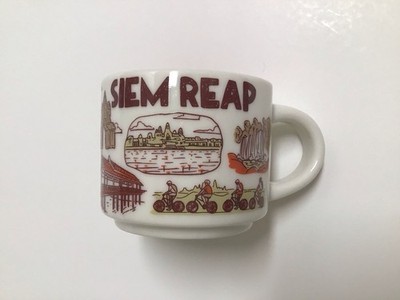 Starbucks Siem Reap Cambodia Mini Espresso Mug 2 oz Been There Series Ornament