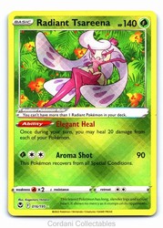 Radiant Tsareena 016/195 Silver Tempest Holo Radiant Rare